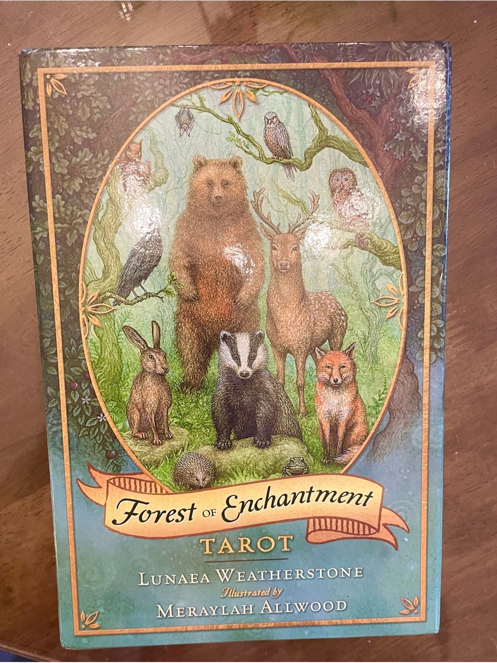 Forest of Enchantment Tarot Deck - Teal/Green Artwork